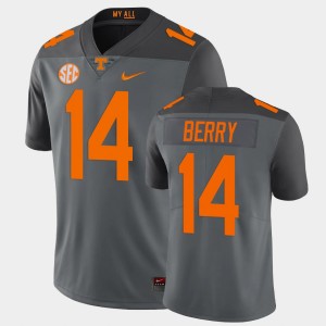 Men's Tennessee Volunteers #14 Eric Berry Gray Football Limited Jersey 915528-592